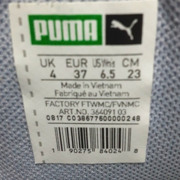 Puma Basket Platform Fo Icelandic Blue Low Top Sneakers US 6.5 Trendy Streetwear - Picture 8 of 8